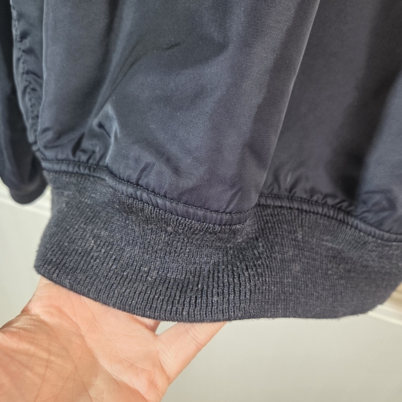 Men's Navy Blue Polo Ralph Lauren Pilot Bomber Patch Jacket Size Large - Picture 8 of 16